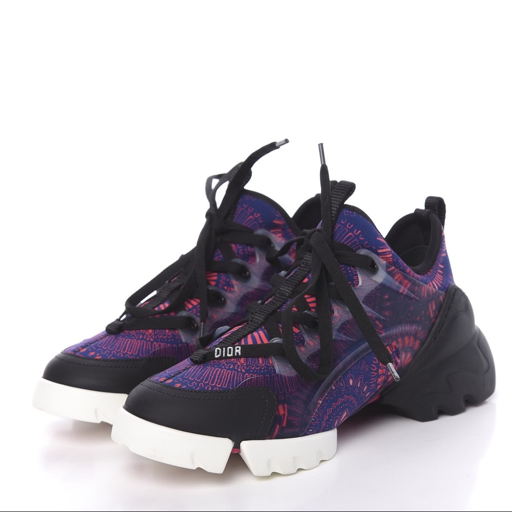 DIOR D-Connect Sneakers Blue & Black Size 41